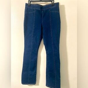 No Bondaries denim leggings, super high rise. Size L (11-13) Color navy blue.